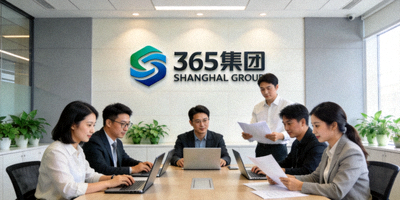 365集团专业团队在现代化办公室协作工作的场景